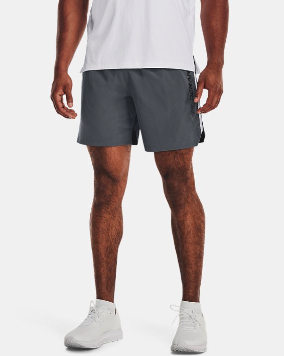 Men's UA Speedpocket 7'' Shorts, Gray, pdpMainDesktop image number 0